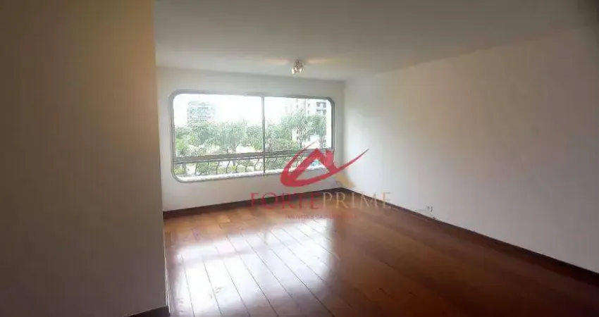 Apartamento com 3 dormitórios para alugar, 124 m² por R$ 6.003,54/mês - Brooklin - São Paulo/SP