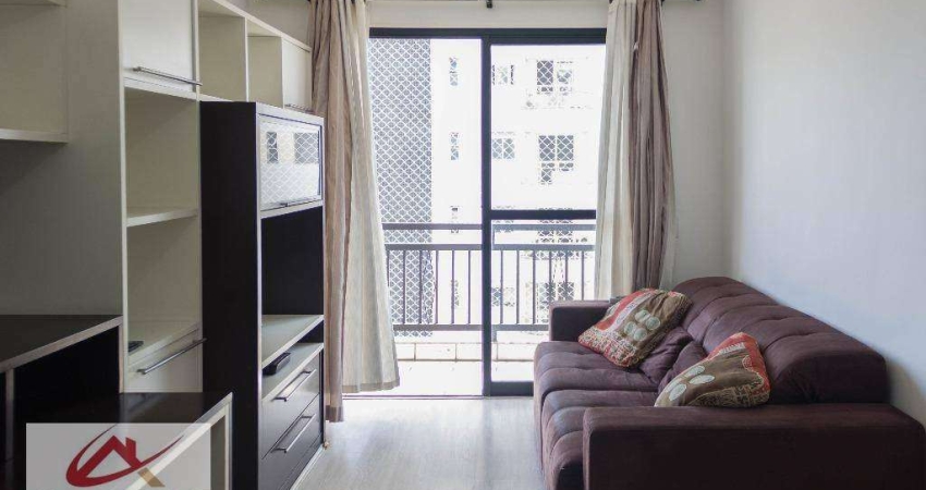 Apartamento com 1 dormitório, 45 m² - venda por R$ 695.000,00 ou aluguel por R$ 5.063,50/mês - Vila Olímpia - São Paulo/SP