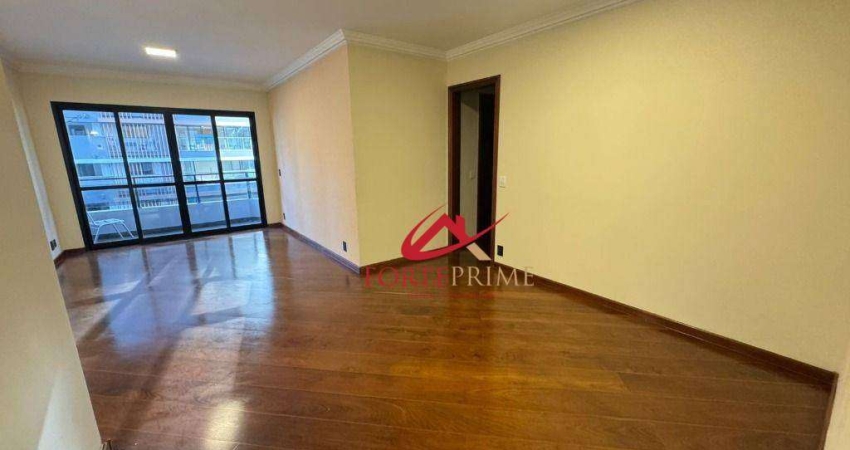 Apartamento com 3 dormitórios para alugar, 124 m² por R$ 9.100,00/mês - Brooklin - São Paulo/SP