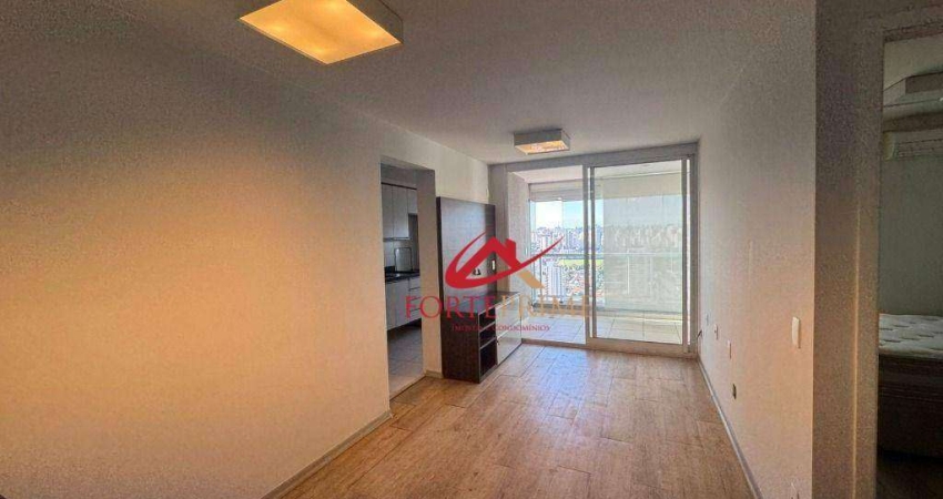 Apartamento com 1 dormitório para alugar, 44 m² por R$ 5.120,00/mês - Brooklin - São Paulo/SP