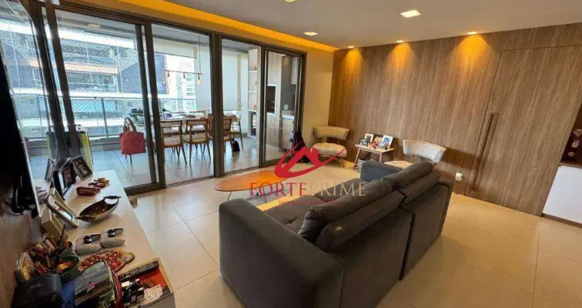 Apartamento com 3 dormitórios para alugar, 128 m² por R$ 17.350,00/mês - Brooklin - São Paulo/SP