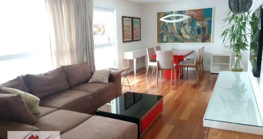 Apartamento com 3 dormitórios, 124 m² - venda por R$ 2.400.000,00 ou aluguel por R$ 13.520,00/mês - Brooklin - São Paulo/SP