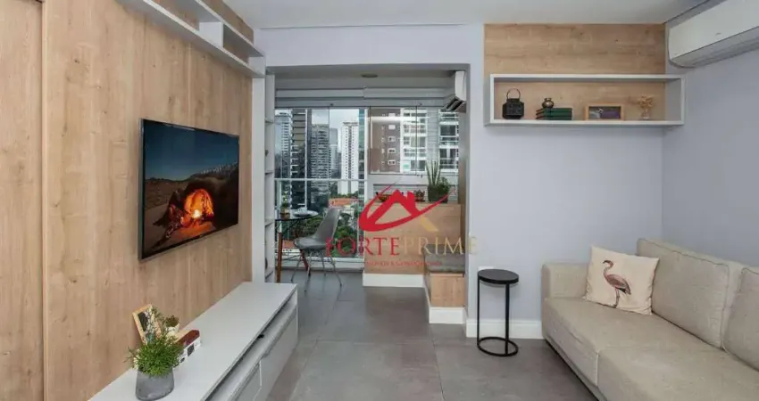 Studio com 1 dormitório para alugar, 42 m² por R$ 6.876,00/mês - Brooklin - São Paulo/SP