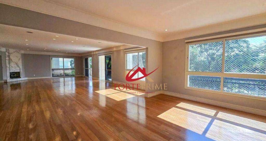 Apartamento com 5 dormitórios para alugar, 468 m² por R$ 80.400,00/mês - Moema - São Paulo/SP