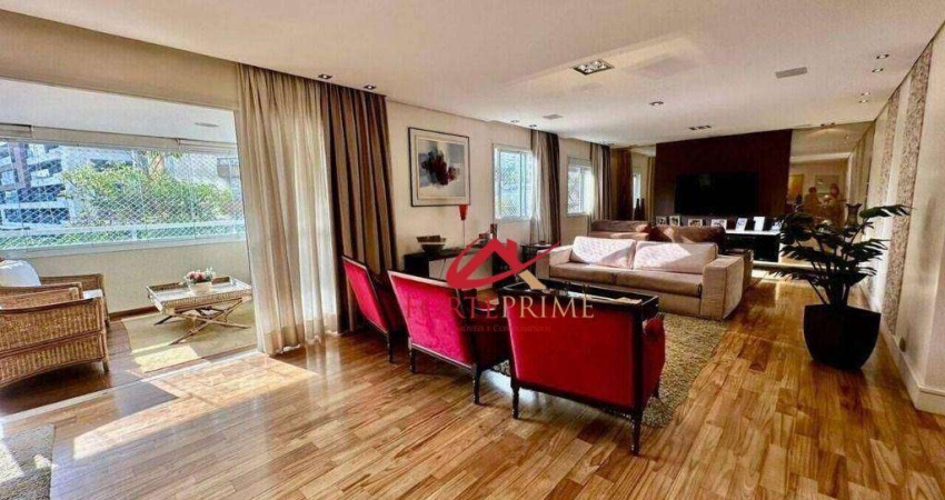 Apartamento com 3 dormitórios à venda, 206 m² por R$ 3.080.000,00 - Campo Belo - São Paulo/SP