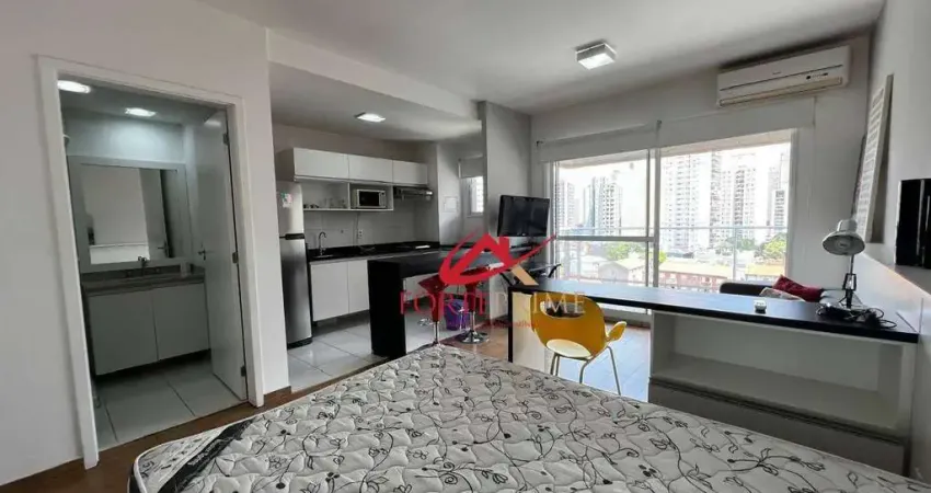 Apartamento com 1 dormitório, 36 m² - venda por R$ 500.000,00 ou aluguel por R$ 5.161,10/mês - Brooklin Paulista - São Paulo/SP