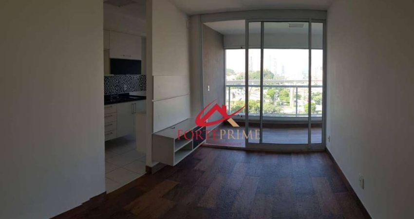 Apartamento com 1 dormitório para alugar, 45 m² por R$ 5.057,88/mês - Brooklin - São Paulo/SP
