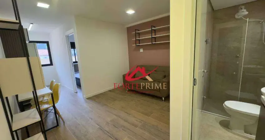 Apartamento com 1 dormitório para alugar, 27 m² por R$ 2.845,00/mês - Santo Amaro - São Paulo/SP