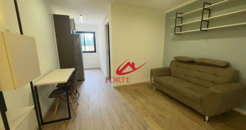 Apartamento com 1 dormitório para alugar, 27 m² por R$ 2.845,00/mês - Santo Amaro - São Paulo/SP