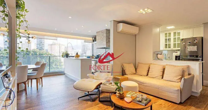Apartamento com 2 dormitórios à venda, 100 m² por R$ 2.400.000,00 - Itaim Bibi - São Paulo/SP