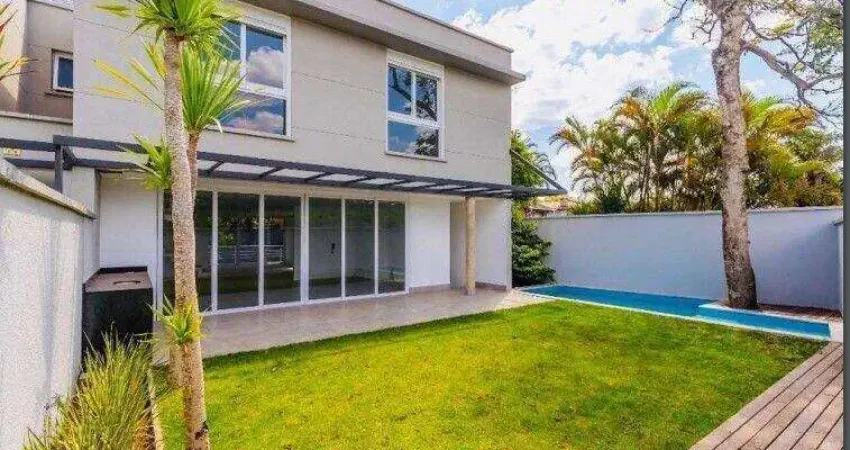 Casa em condomínio fechado com 4 suítes 4 vagas para venda e locação rua cassiano ricardo- brooklin