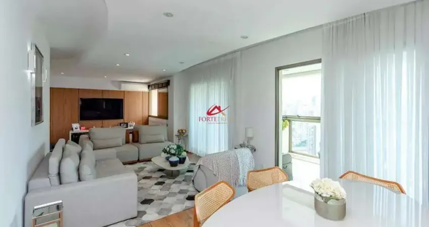 Brooklin paulista: apartamento 3 dormitórios (2 suítes) com varanda gourmet, frente, 3 vagas e lazer completo