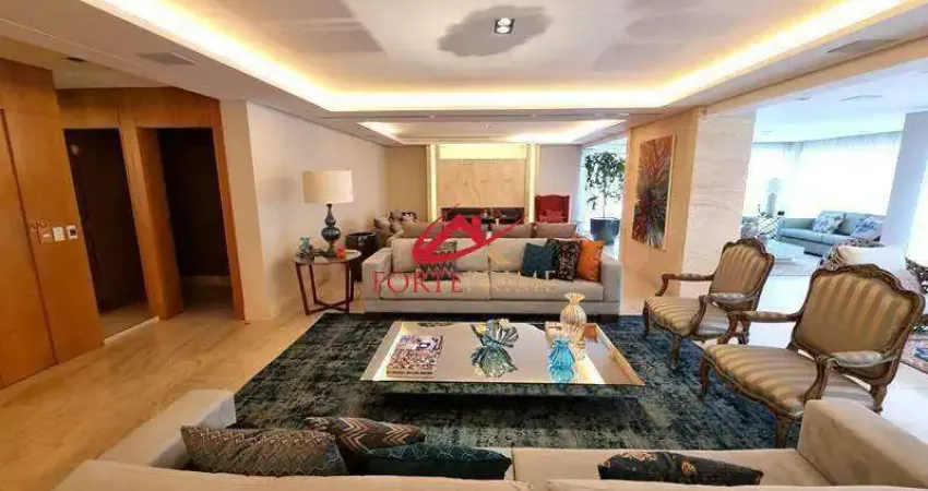 Apartamento com 3 dormitórios, 380 m² - venda por r$ 8.390.000.00 - campo belo - são paulo/sp