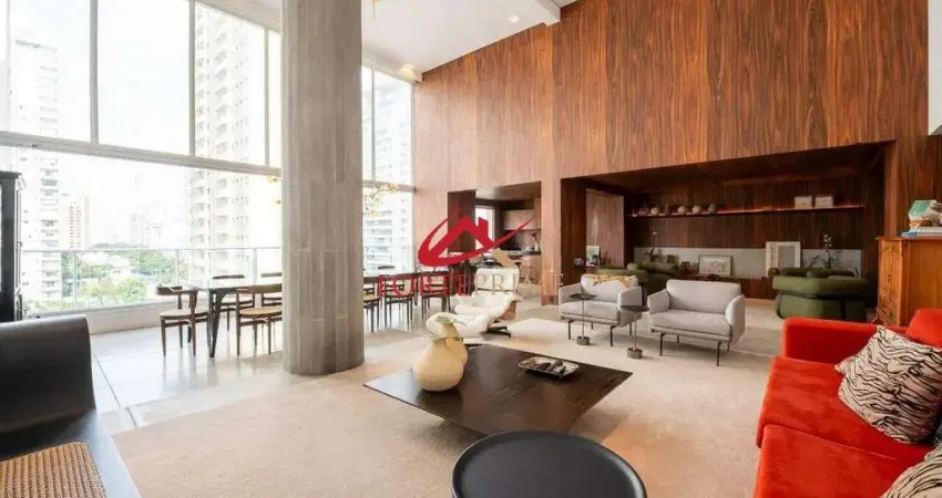 Apartamento de alto padrão no brooklin – 293m², 3 suítes, 4 vagas e lazer completo