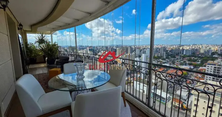 Cobertura de alto padrão com piscina privativa e 8 vagas no campo belo