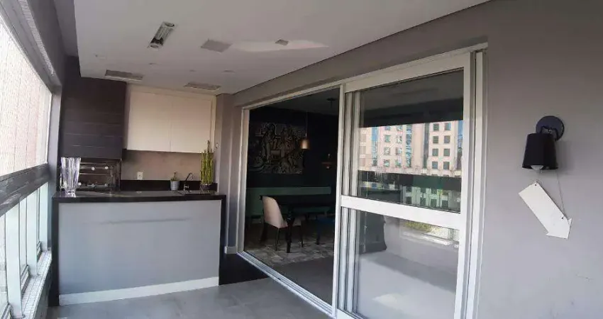 Aluguel: apartamento 3 suítes, 3 vagas, brooklin – mobiliado, varanda gourmet, segurança 24h