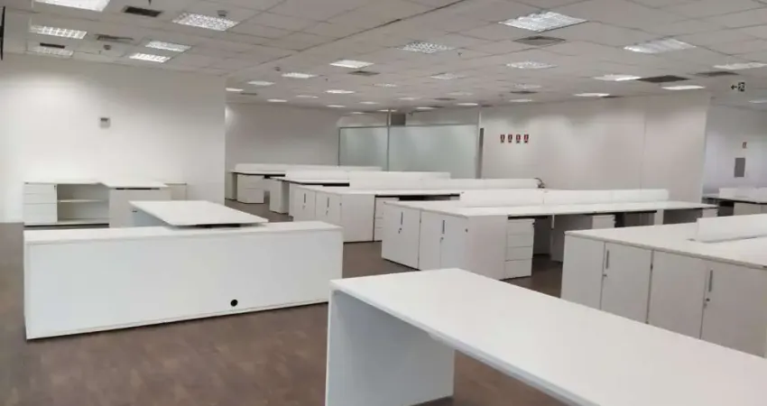 LAJE COMERCIAL MOBILIADA PARA LOCAÇÃO |1300 m² | EDIFÍCIO WEST POINT | ALPHAVILLE | BARUERI - SP