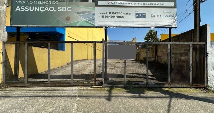Terreno para alugar, 468 m² por R$ 7.457,00/mês - Assunção - São Bernardo do Campo/SP