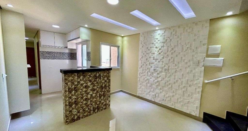 Cobertura com 2 dormitórios, 126 m² - venda por R$ 530.000,00 ou aluguel por R$ 2.795,00/mês - Vila Tibiriçá - Santo André/SP
