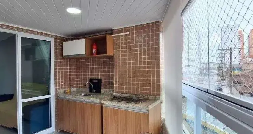 Apartamento com 2 dormitórios para alugar, 72 m² por R$ 3.550,00/mês - Ocian - Praia Grande/SP