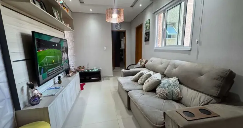 Cobertura com 2 dormitórios à venda, 112 m² por r$ 550.000,00 - vila alzira - santo andré/sp