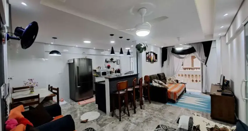 Apartamento com 3 dormitórios à venda, 90 m² por r$ 636.000,00 - vila assunção - praia grande/sp