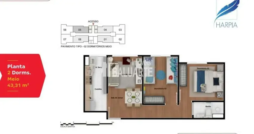 Apartamento com 2 quartos à venda na Rua Dom Salomão Ferraz, --, Vila Andrade, São Paulo