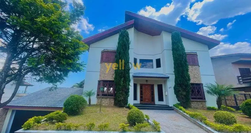 Casa de luxo em condomínio fechado com 4 dormitórios e 440m² em jardim fazenda rincão - arujá por r$ 2.950.000 - venda