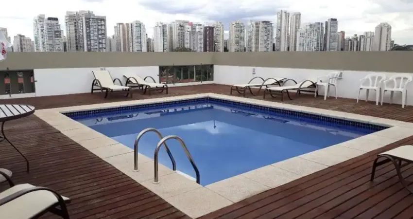 Apartamento para Locação em São Paulo, Brooklin Paulista, 1 dormitório, 1 suíte, 2 banheiros, 1 vaga