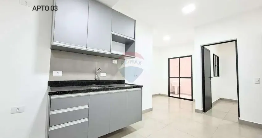 Apartamento nunca habitado à locação com 39m², 1 dormitório e varanda/quintal, na parapuã - brasilandia, zona norte de são paulo.