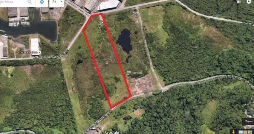 Terreno comercial à venda na Avenida Paulo Eduardo Castrucci, Jardim Astúrias, Guarujá