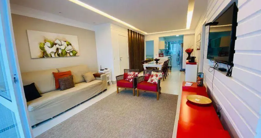 Apartamento com 3 dormitórios para alugar, 138 m²  - Riviera - Módulo 8 - Bertioga/SP