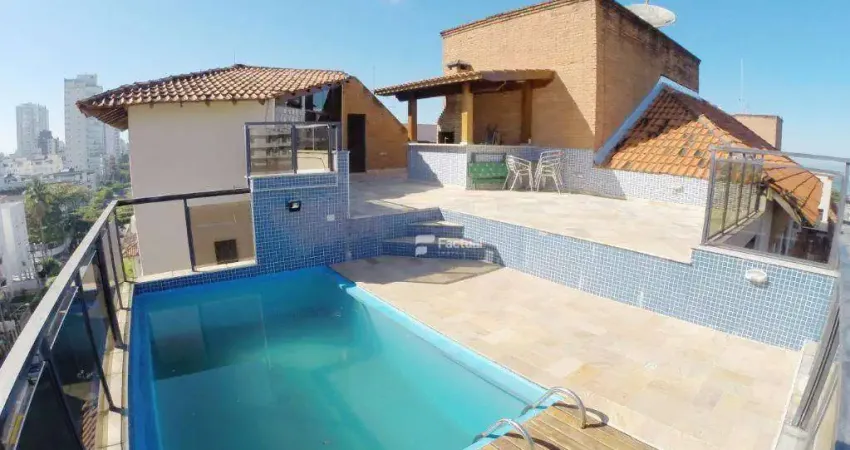 Cobertura com 3 dormitórios à venda, 174 m² por R$ 780.000,00 - Enseada - Guarujá/SP