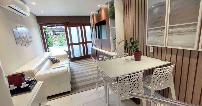 Sobrado em condomínio náutico, 2 dormitórios à venda, 92 m² por R$ 850.000 - Marina Del Rey - Guarujá/SP