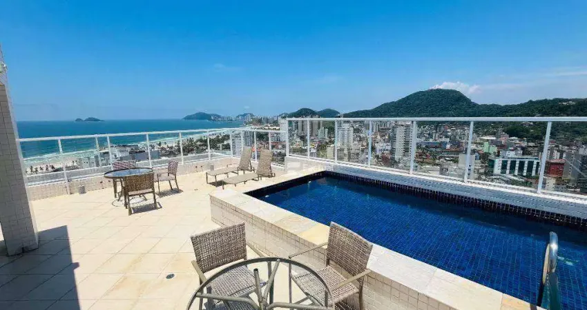 Apartamento com 3 dormitórios à venda, 124 m² por r$ 1.250.000,00 - central park - guarujá/sp
