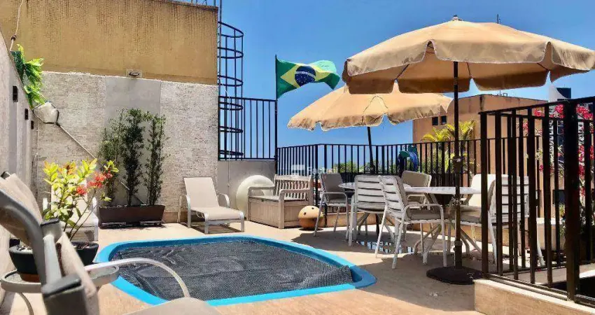 Cobertura Triplex na região do hotel Casa Grande, 200 m da praia