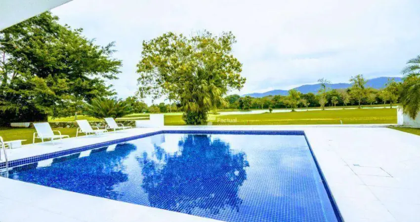 Casa com 6 dormitórios à venda, 634 m² por r$ 7.500.000,00 - praia de pernambuco - guarujá/sp