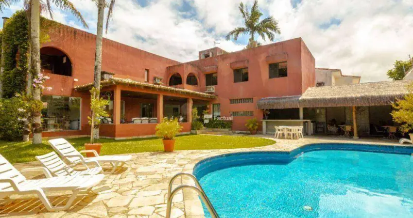 Casa com 5 dormitórios à venda, 392 m² por r$ 1.890.000,00 - praia de pernambuco - guarujá/sp
