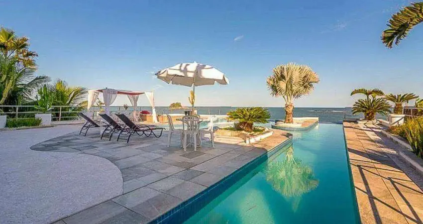 Casa com 10 suítess à venda, 1411 m² por r$ 24.700.000 - praia de pernambuco - guarujá/sp