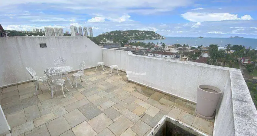 Cobertura com 2 dormitórios à venda, 130 m² por r$ 550.000,00 - enseada - guarujá/sp