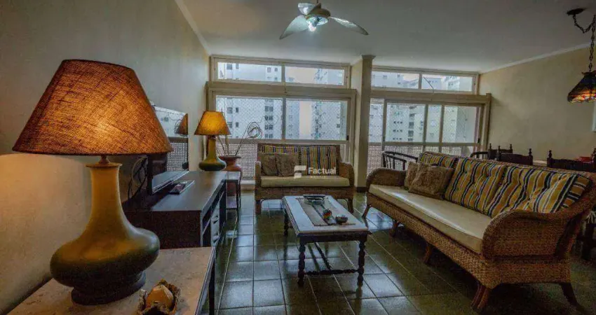Apartamento com 3 dormitórios à venda, 160 m² por r$ 550.000,00 - pitangueiras - guarujá/sp