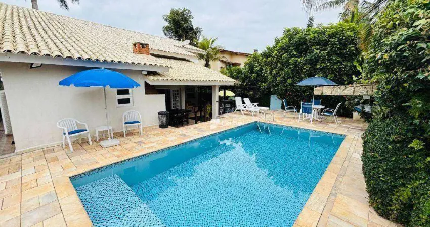 Casa com 4 dormitórios, 400 m² - venda por r$ 1.800.000,00 ou aluguel por r$ 15.000,00/mês - pernambuco i - guarujá/sp