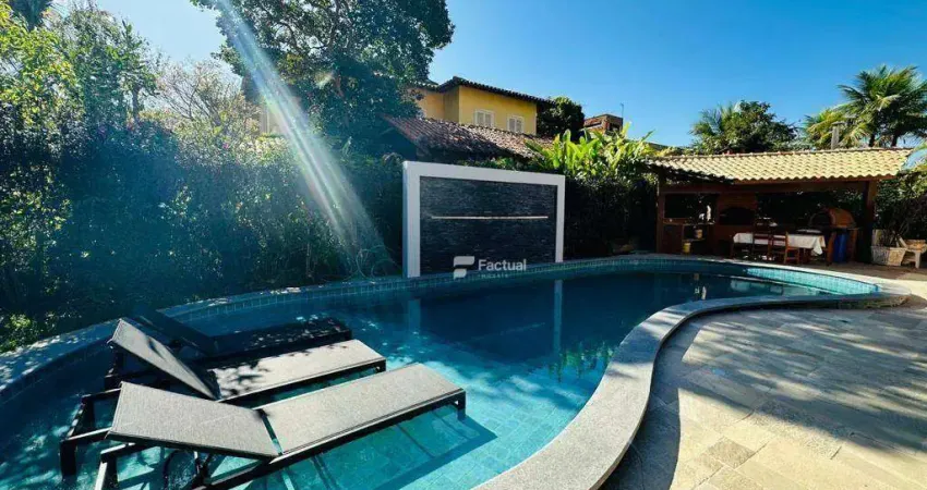 Casa com 5 dormitórios, 300 m² - venda por r$ 2.400.000,00 ou aluguel por r$ 18.580,00/mês - granville - guarujá/sp