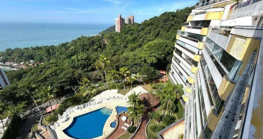 Apartamento com 4 dormitórios à venda, 180 m² por r$ 1.300.000,00 - morro sorocotuba - guarujá/sp