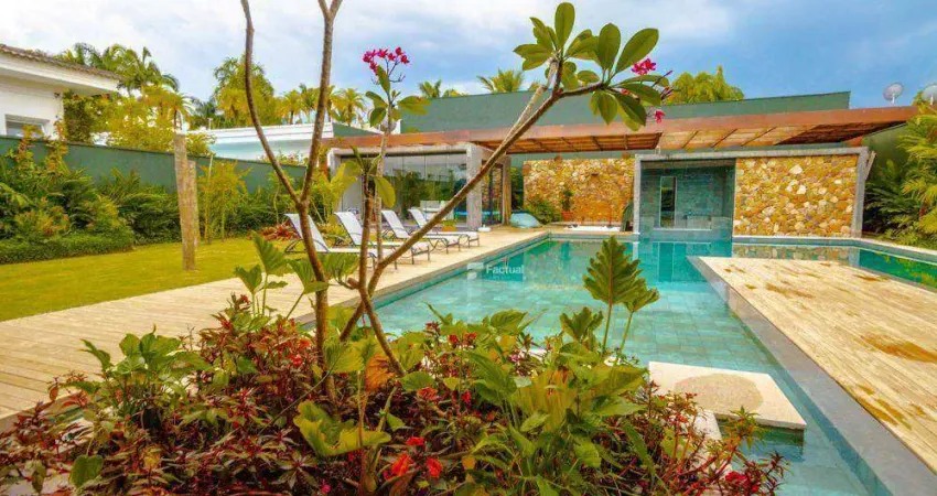 Casa com 5 dormitórios à venda, 614 m² por r$ 6.800.000,00 - acapulco - guarujá/sp