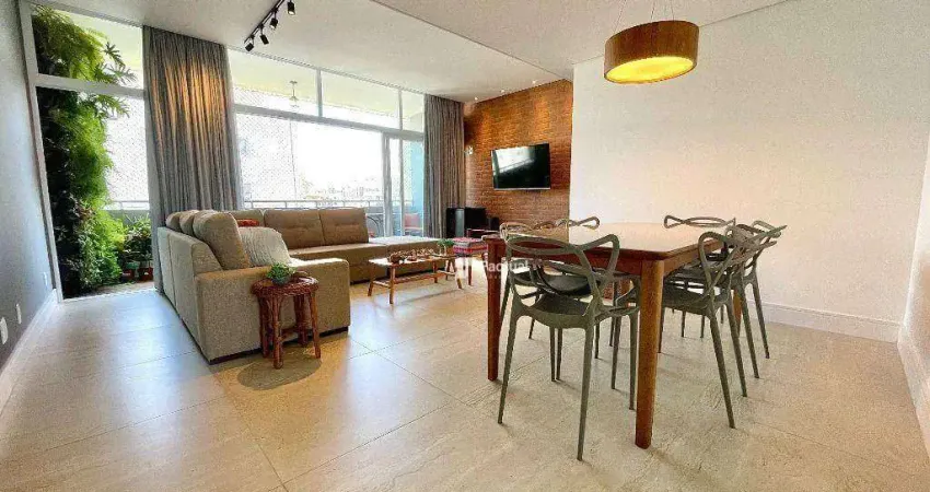 Apartamento com 3 dormitórios à venda, 150 m² por r$ 950.000,00 - pitangueiras - guarujá/sp