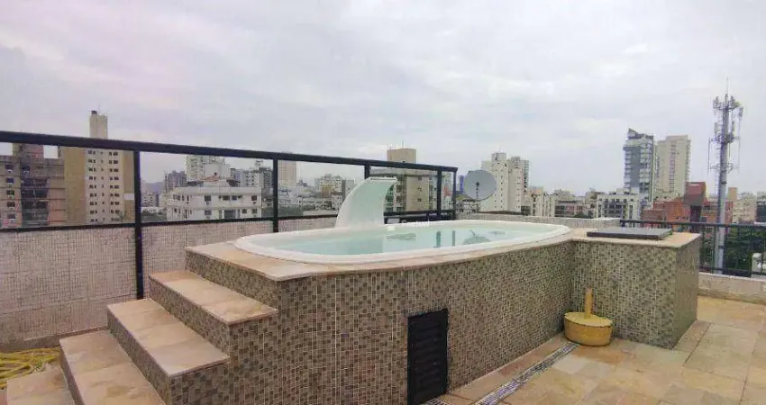 Cobertura com 2 dormitórios à venda, 130 m² por R$ 600.000,00 - Enseada - Guarujá/SP