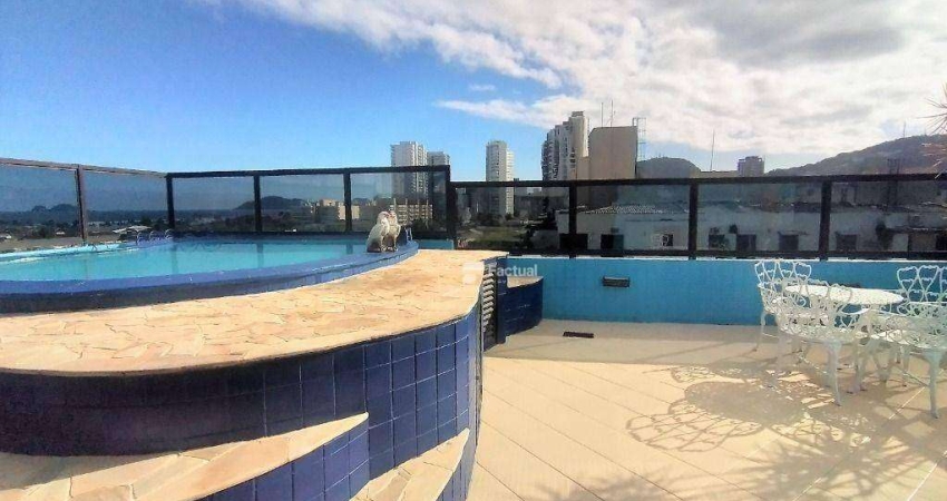 Cobertura duplex com piscina e vista para o mar - Praia da Enseada - Guarujá/SP.