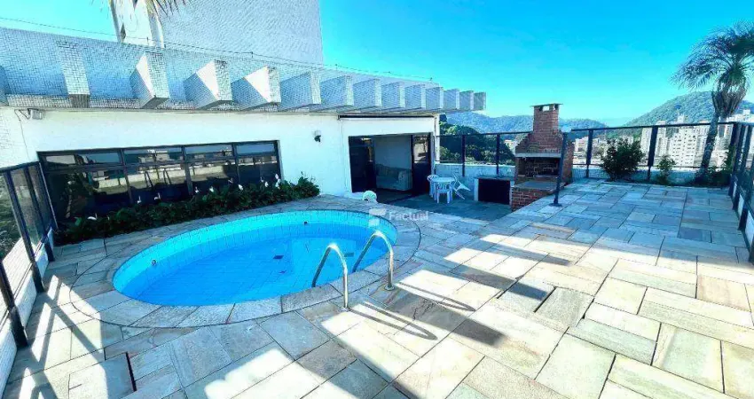 Cobertura com 4 dormitórios à venda, 330 m² por R$ 2.650.000,00 - Pitangueiras - Guarujá/SP