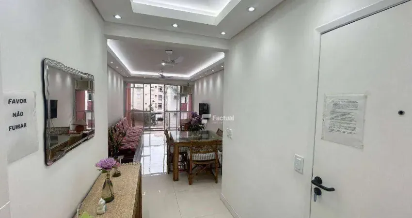 Apartamento com 2 dormitórios à venda, 80 m² por r$ 425.000,00 - enseada - guarujá/sp